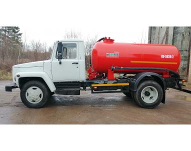Оборудование КО-503 с цистерной 3,75м3 на ГАЗ 3309